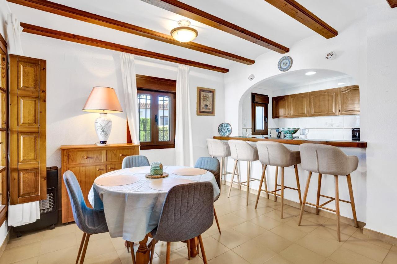 הוילה פדרגר Ruhiges Eckreihenhaus Mit Pool In La Sella Zarzas One Denia מראה חיצוני תמונה